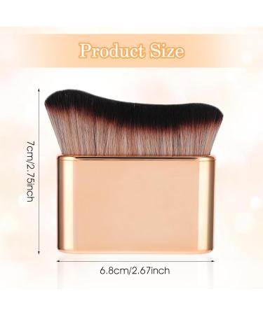 Self Tan Brush Soft Body Makeup Brush Portable Self Tanning Brush Self Tanner Face Brush For Body & Leg Makeup(Rose Gold) - Buy Online on GoSupps.com