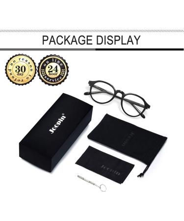 Joopin Blue Light Filter Glasses for Men & Women | D-Vintage Black Gaming & Computer Glasses - Buy Online on GoSupps.com