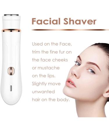 4-in-1 Electric Razor & Hair Trimmer for Women - Facial Hair Removal & Body Grooming Kit with Type-C Charging Port - Buy Online on GoSupps.com