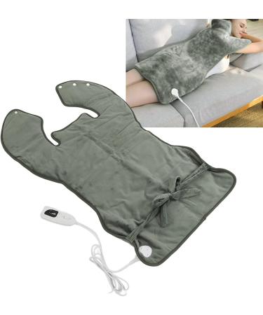 Lantro JS Electrical Heating Pillows - Soft Plush Back Pain Relief with 6 Temperature Settings (Dark Gray 220V EU Plug) - Buy Online on GoSupps.com