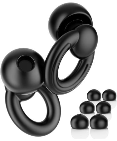 Ear Plugs for Sleeping - Noise Cancelling Reusable Earplugs (6 Pieces) with Storage Case | 35dB Noise Reduction & Soft Hearing Protection for Concerts Work Study & Travel - Buy Online on GoSupps.com