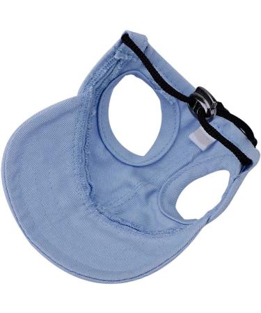Tnfeeon Pet Baseball Cap for Dogs & Cats - Adjustable Stripes Sunbonnet with Ear Holes - Summer Outdoor Hat (S-Blue) - Perfect for Pet Parents - Buy Online on GoSupps.com