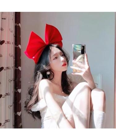JSGHGDF Elegant Bowknot Hairband Delicate Decoration Hairpin Oversized Bow Knot Headband Ornament Headwear for Women and Girls Blue - Buy Online on GoSupps.com