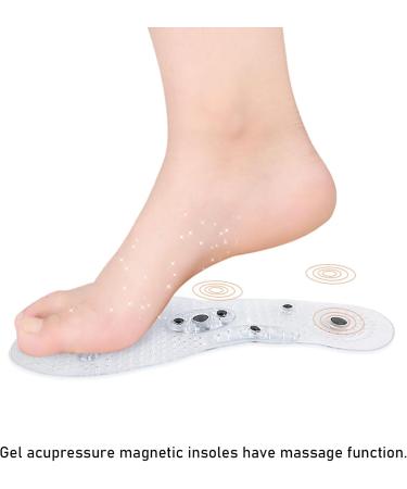Buy Magnetic Acupressure Insoles for Reflexology & Foot Massage | International Shipping | Multicolor 29cm - Buy Online on GoSupps.com