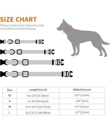 Audwud Thick Nylon Dog Collar - Adjustable Neck Band for Small Medium & Large Dogs - Flint Gray - 4 Sizes Available - Buy Online on GoSupps.com