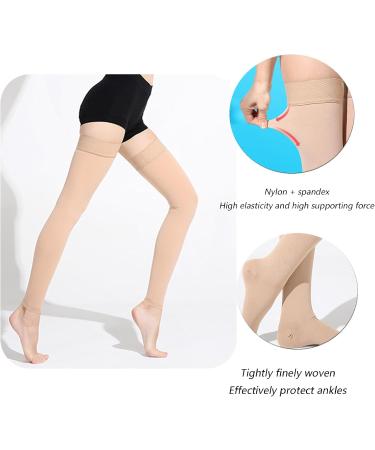 MDCG Compression Stockings for Men & Women | Thigh Support Tights for Varicose Veins & Edema - Class 1 - Buy Online on GoSupps.com