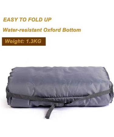 Camping Sleeping Pad 75"x29" Lightweight Foldable Sleeping Camping Cot Pad for Adults Soft Camping Cot Mattress Pad Portable for Outdoor Hiking Gray Th" - Buy Online on GoSupps.com