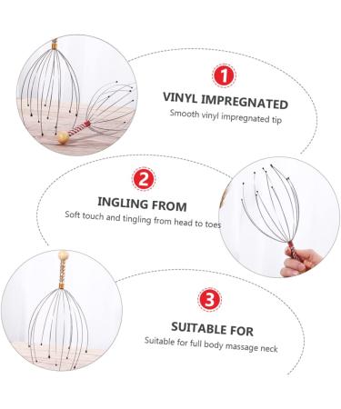 Healeved 12-Piece Multifunctional Massager Tool Set | Steel Wire Claw Massage Brush & Wood Scrubber for Ultimate Relaxation - Buy Online on GoSupps.com