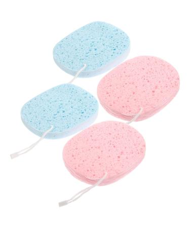 FRCOLOR 16 Pcs Exfoliating Bath Sponges for Cleansing & Scrubbing | PVA Loofah with Lanyard - Ideal for Face & Baby Care | International Shipping Available - Buy Online on GoSupps.com