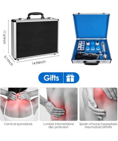 LJBOZ Shock Wave Therapy Device | Professional Deep Tissue Massage & ED Relief | Chronic Pain Physiotherapy - Buy Online on GoSupps.com