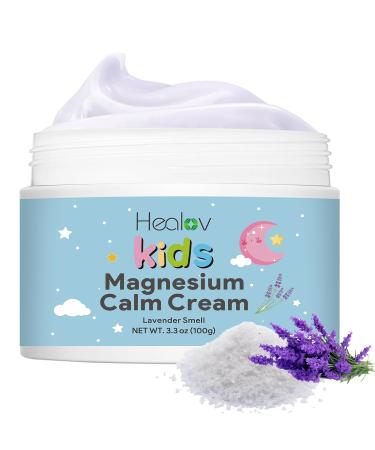 Magnesium Lotion for Kids Pure Soothing Magnesium Cream for Relaxation Better Sleep Muscle Health Leg & Joint Care Topical Magnesium Butter for Sleep Aid Non-Greasy Safe Easy to Use