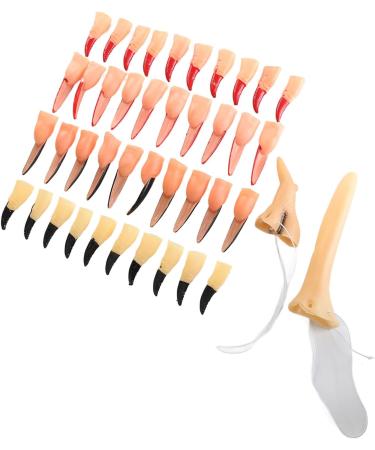 Fake Witch Nail Nose Safe Material to Wear Looking Halloween Decoration Fake Claw Nose for Party Carnival Bar Decoration - Buy Online on GoSupps.com