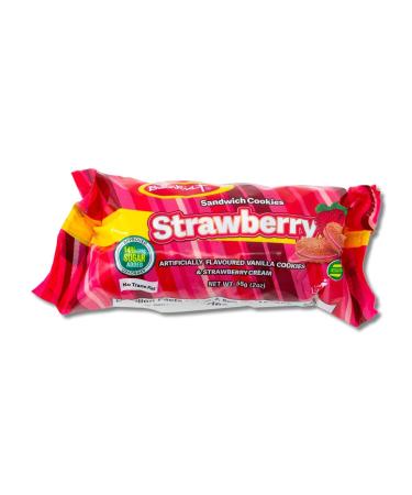 Butterkist Sandwich Strawberry 55g Box of 36-Fd