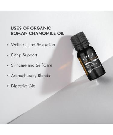 Alteya Organic Roman Chamomile Oil 10ml | 100% USDA Organic Essential Oil - Buy Internationally - Buy Online on GoSupps.com