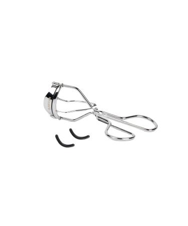 GlaMician Eyelash curlers - Professional Lash Curler with Replacement Pads. Curl Eyelashes Naturally in Seconds with No Pinching or Pain  No Pulling and Last Long Natural-Looking Lashes (Silver)