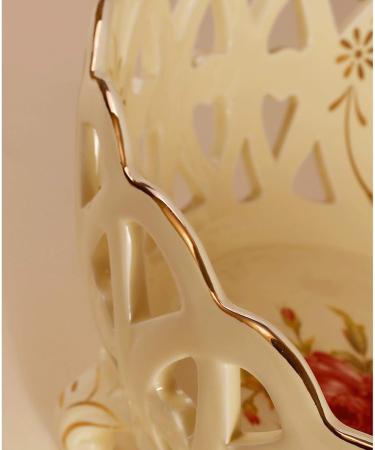 Fruit Bowls Porcelain Fruit Bowl for Kitchen Counter Fruit Bowl Server Ceramic Decorative Dessert Appetizer Cake Candy Fruit Basket Fruit Basket (Color : A) - Buy Online on GoSupps.com