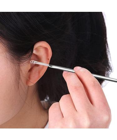 Steel Earpick Wax Remover - Ear Cleaner Tool for Gentle Wax Removal - Buy Online on GoSupps.com