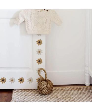 Funlife Waffle Daisy Wall Decal - Peel and Stick PVC Kids Wall Art for Nursery, Bedroom, Playroom - Buy Online on GoSupps.com