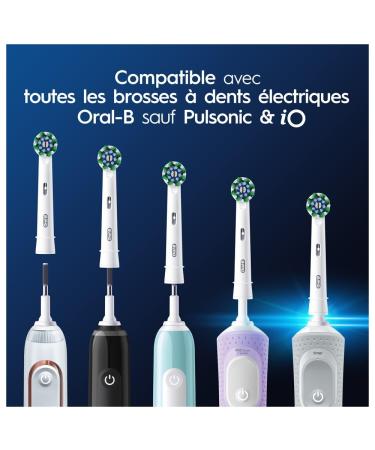Oral-B Pro Cross Action Brush Heads - 8 Pack for Electric Toothbrushes | International Shipping Available - Buy Online on GoSupps.com
