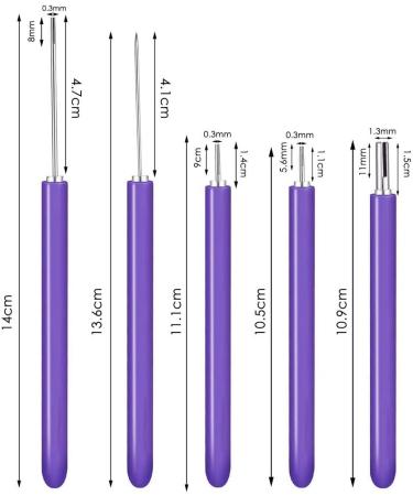 12 Pack Paper Quilling Tools Set - Slotted Kit with Various Sizes Quilling Needle Pen for Curling Coach - Ideal for Cardmaking Projects - Buy Online on GoSupps.com