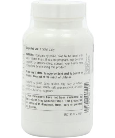 Source Naturals L-Tyrosine 500 mg - 100 Tablets | Support Mood & Focus - Buy Online on GoSupps.com