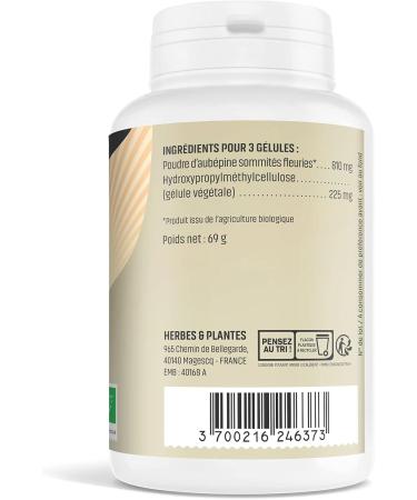 Herbs And Plants Hawthorn Organic 200 Vegetable Capsules 270 mg - Buy Online on GoSupps.com