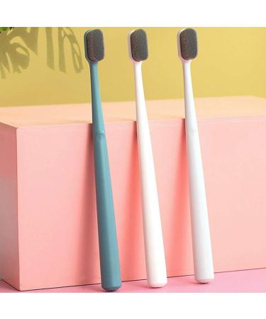 Zumaha Compact Soft Toothbrush - 20 000 Bristles for Optimal Gum Care | Ergonomic Hand Toothbrush for Kids & Adults | Pack of 4 Individually Packed - Buy Online on GoSupps.com