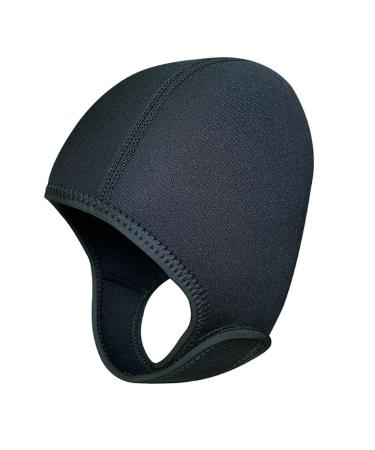 2.5mm Neoprene Dive Cap Surf Cap,Diving Hat,Thermal Wetsuit Hood Cap with Chin Strap,Windproof Cap for Surfing Kayak Rafting Canoe Snorkeling Water Sports