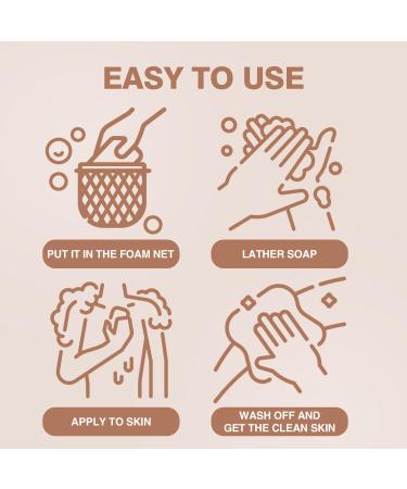 Princess Belle Goat Milk Soap - Handmade Oatmeal Exfoliating Bar for Moisturizing & Nourishing Skin | Natural Bath Soap for All Skin Types - Buy Online on GoSupps.com