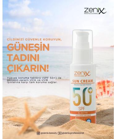  zenix Zenix Professional Sun Cream - SPF 56+ Sunscreen - Effective UVA/UVB protection for sports swimming sunbathing winter sports and more - Buy Online on GoSupps.com