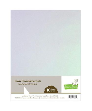 Lawn Fawn LF2088 Pearlescent Vellum Lawn Fawndamentals