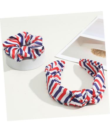 FRCOLOR 1 Set American Flag Headband Bow Headband Wide Headbands for Women Head Band Us Flag Hair Scrunchies Women Hair Accessories Patriotic Decor Scrunchie Women's Satin Fashion Scarf - Buy Online on GoSupps.com