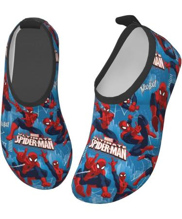 HUHUSW Superheros Kids Water Shoes - Lightweight Non-Slip Aquatic Socks for Boys Girls 11-12 Blue - Buy Online on GoSupps.com