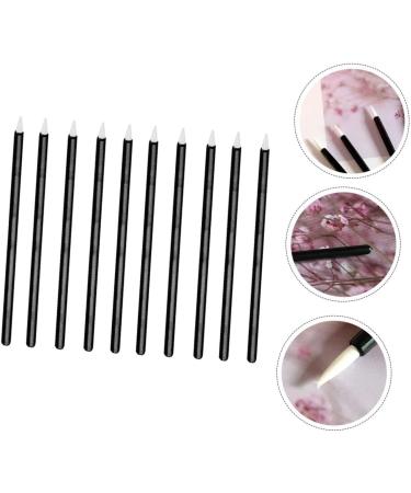 TOVINANNA 300 Pcs Disposable Eyeliner Cosmetic Eye Sticks Gel Liner Eyeliner Gloss Wand Black Artificial Fiber 1 count (Pack of 1) Blackx3pcs - Buy Online on GoSupps.com