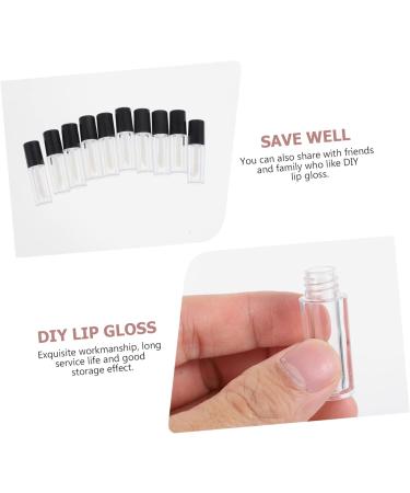 VALICLUD Lot de 10 Tubes de Gloss L vres Rechargeables 1 2 Ml Noirs Mini-contenants Compacts pour Brillants L vres Usage Cosm tique et Maquillage Portable - Buy Online on GoSupps.com
