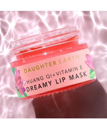 DAUGHTER. EARTH Dreamy Lip Mask | Lip Balm With Vitamin E and Huang Qi | Pink Glossy Finish | Smoothens Nourishes & Moisturize | Hydration Lock Primer For Plump Lips| Overnight Mask For Softness-15 gm - Buy Online on GoSupps.com