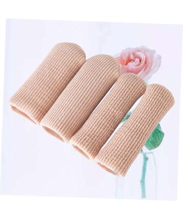 DOITOOL 4pcs Cracking Skin Calluses Adjustable Finger Guards Bunion Wraps Gel Protector - S/M/L Sizes - Nail Separator & Remover - Buy Online on GoSupps.com