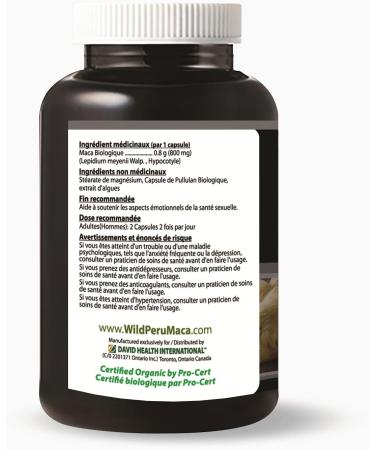 InkaMaca Organic Black Maca 800mg (90 Capsules) Gelatinized Non-GMO Vegan Gluten-Free Soy-Free Dairy-Free - Authentic Peruvian Maca Root Supplement for Energy & Vitality 90 count (Pack of 1) - Buy Online on GoSupps.com