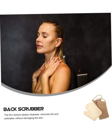 Beaupretty 2 Sets Sisal Bath Set Shower Exfoliating Mitt Foaming Bath Glove Exfoliating Cleanser Mitt Shower Towel Loofahs Pouf Gloves Bath Scrubber Towel Washer Man Jute Take a Bath - Buy Online on GoSupps.com