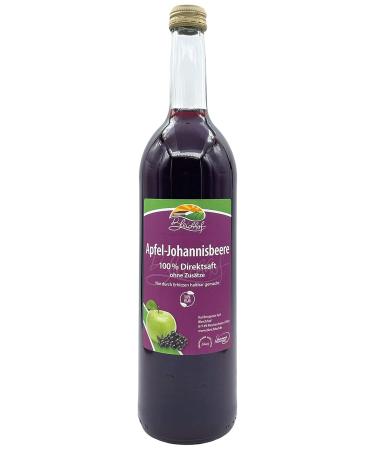 Bleichhof Apple-Currant Juice - 100% Pure Vegan Direct Juice No Added Sugar Pack of 6 (6x 0.72L) - International Shipping Available - Buy Online on GoSupps.com