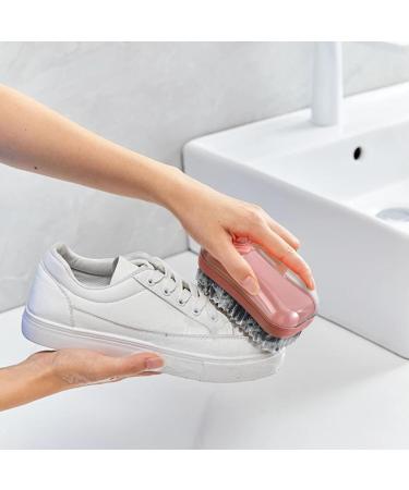 Shakven Scrub Brush with Soap Dispenser Multifunctional Shoe Brush - Clothing Brush Scrubber for Dishes Pans Household Cleaning Brushes Kitchen Cleaning Brush Green - Buy Online on GoSupps.com
