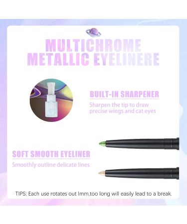 2PCS Eye Liner Pencil Glitter Eye Pencil Green Eyeliner Pencil Eyeliner Stick Multicolor Eyeshadow Pencil Multicolor Eyeshadow Pencil Sparkling Long Lasting For Eyes - Buy Online on GoSupps.com