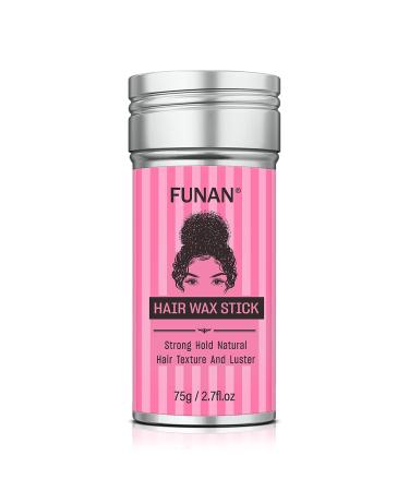 SUOFEIYA Hair Wax Stick  Wax Stick for Hair  Hair Pomade Stick Long Lasting Styling Wax for Wigs(2.7 oz) 2.7 Fl Oz (Pack of 1)