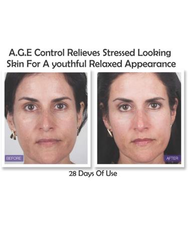 AGE Control Dual Treatment Anti Glycation Serum - Look 8-10 Years Younger in 60 Days | Reduce Dark Spots Lift Firm Brighten & Hydrate | Non-Greasy Anti-Wrinkle Solution - Buy Online on GoSupps.com