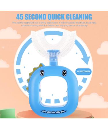 Shop Mobestech 8 STK U-Shaped Toothbrush for Kids | 360 Silicone Tooth Cleaning Tool & Fun Caricature Design - Buy Online on GoSupps.com