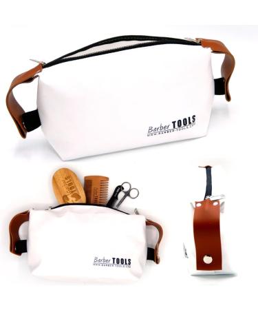 Premium Beard Shaving Set for Men | 50 Blades Guide Comb 80ml Shaving Gel & More | Professional Barber Tools - Black - Buy Online on GoSupps.com
