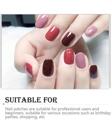 dijiusidy Nail Art Stickers Self-Adhesive Fingernail Decal with Strap Glue DIY Art Decor Full Cover Manicure Kits for Women Girls YMX203 - Buy Online on GoSupps.com