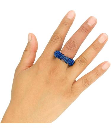 Lioobo 10-Pack Yin Yang Acupressure Massage Rings - Finger & Wrist Relaxation | International Shipping - Buy Online on GoSupps.com