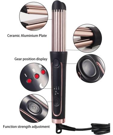 Professional 45W Hair Straightener for Fast Heating & Versatile Styling | Perfect for Straightening & Curling - 100-240V - Buy Online on GoSupps.com