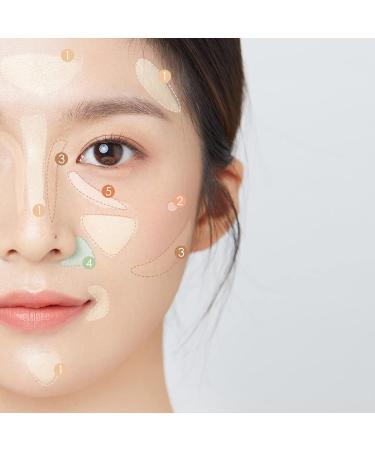 5-Color Multi-Purpose Concealer for Dark Circles Blemishes & Freckles - High-Glue Moisturizing Correction | International Shipping - Buy Online on GoSupps.com